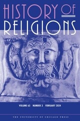 cover of History of Religions, volume 63 number 3 (February 2024)