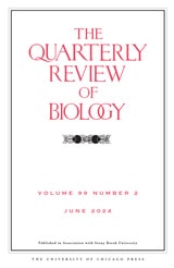 cover of The Quarterly Review of Biology, volume 99 number 2 (June 2024)