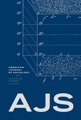 cover of American Journal of Sociology, volume 130 number 1 (July 2024)