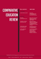 cover of Comparative Education Review, volume 68 number 2 (May 2024)