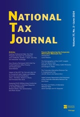 cover of National Tax Journal, volume 77 number 2 (June 2024)