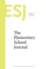cover of The Elementary School Journal, volume 124 number 4 (June 2024)
