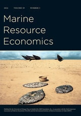 cover of Marine Resource Economics, volume 39 number 3 (July 2024)