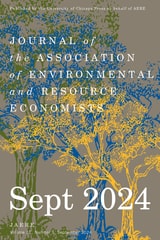 cover of Journal of the Association of Environmental and Resource Economists, volume 11 number 5 (September 2024)
