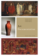 cover of Art Documentation: Journal of the Art Libraries Society of North America, volume 42 number 2 (Fall 2023)