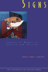cover of Signs: Journal of Women in Culture and Society, volume 49 number 4 (Summer 2024)
