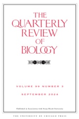 cover of The Quarterly Review of Biology, volume 99 number 3 (September 2024)