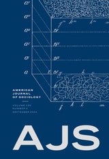 cover of American Journal of Sociology, volume 130 number 2 (September 2024)