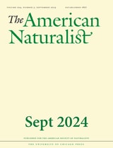 cover of The American Naturalist, volume 204 number 3 (September 2024)