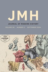 cover of The Journal of Modern History, volume 96 number 3 (September 2024)