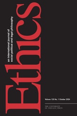 cover of Ethics, volume 135 number 1 (October 2024)