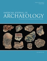 cover of American Journal of Archaeology, volume 128 number 4 (October 2024)