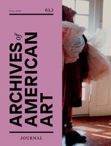 cover of Archives of American Art Journal, volume 63 number 2 (Fall 2024)