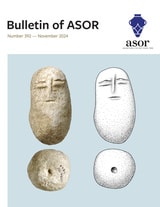 cover of Bulletin of the American Society of Overseas Research, volume 392 number 1 (November 2024)