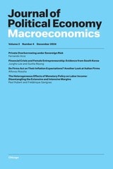cover of Journal of Political Economy Macroeconomics, volume 2 number 4 (December 2024)