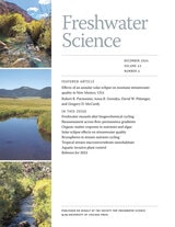 cover of Freshwater Science, volume 43 number 4 (December 2024)