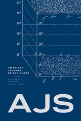 cover of American Journal of Sociology, volume 130 number 4 (January 2025)