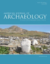 cover of American Journal of Archaeology, volume 129 number 1 (January 2025)