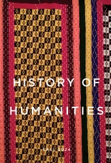 cover of History of Humanities, volume 9 number 2 (Fall 2024)