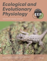 cover of Ecological and Evolutionary Physiology, volume 97 number 5 (September/October 2024)