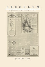 cover of Speculum, volume 100 number 1 (January 2025)