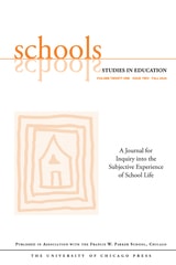 cover of Schools, volume 21 number 2 (Fall 2024)