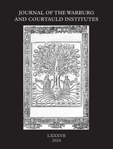 cover of Journal of the Warburg and Courtauld Institutes, volume 87 number 1 (2024)