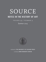 cover of Source: Notes in the History of Art, volume 43 number 4 (Summer 2024)