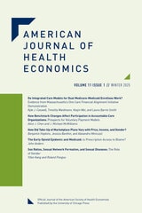 cover of American Journal of Health Economics, volume 11 number 1 (Winter 2025)