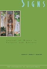 cover of Signs: Journal of Women in Culture and Society, volume 50 number 3 (Spring 2025)