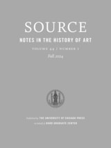 cover of Source: Notes in the History of Art, volume 44 number 1 (Fall 2024)