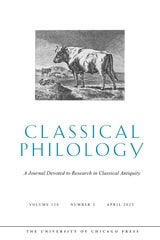 cover of Classical Philology, volume 120 number 2 (April 2025)