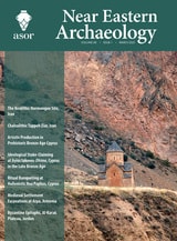 cover of Near Eastern Archaeology, volume 88 number 1 (March 2025)