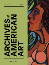 cover of Archives of American Art Journal, volume 64 number 1 (Spring 2025)