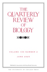 cover of The Quarterly Review of Biology, volume 100 number 2 (June 2025)