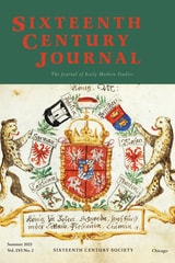 cover of The Sixteenth Century Journal, volume 56 number 2 (Summer 2025)