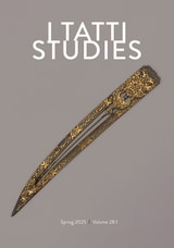 cover of I Tatti Studies, volume 28 number 1 (Spring 2025)