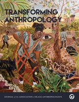 cover of Transforming Anthropology, volume 33 number 1 (April 2025)