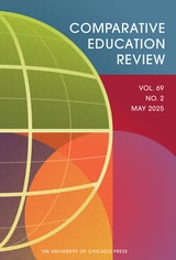 cover of Comparative Education Review, volume 69 number 2 (May 2025)
