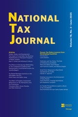 cover of National Tax Journal, volume 78 number 2 (June 2025)
