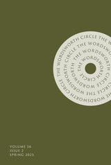cover of The Wordsworth Circle, volume 56 number 2 (Spring 2025)