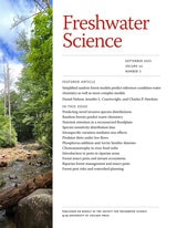 cover of Freshwater Science, volume 44 number 3 (September 2025)