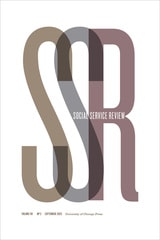 cover of Social Service Review, volume 99 number 3 (September 2025)