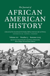 cover of The Journal of African American History, volume 110 number 3 (Summer 2025)