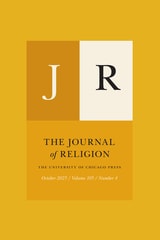 cover of The Journal of Religion, volume 105 number 4 (October 2025)
