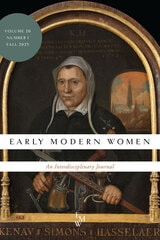 cover of Early Modern Women: An Interdisciplinary Journal, volume 20 number 1 (Fall 2025)