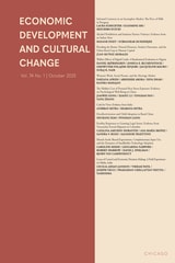cover of Economic Development and Cultural Change, volume 74 number 1 (October 2025)