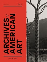 cover of Archives of American Art Journal, volume 64 number 2 (Fall 2025)