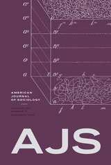 cover of American Journal of Sociology, volume 131 number 3 (November 2025)