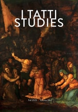 cover of I Tatti Studies, volume 28 number 2 (Fall 2025)
